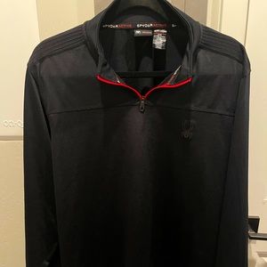 Mens Spyder Quarter Zip Pullover